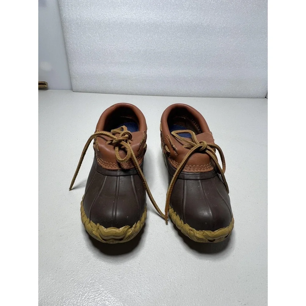 Cabela's Duck Boots Mens Size‎ 6 Brown Leather Waterproof Steel Shank Hunting
